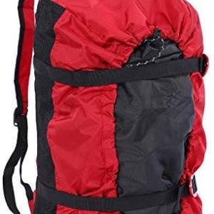 Climbing, Folding Mountaineering Shoulder Backpack for Climbing Hiking Trekking(Red)