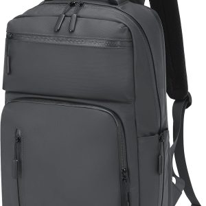 Waterproof Laptop Backpack for Men & Women, Flight Approved Anti-Theft Daypack with 15.6-inch Laptop Sleeve (Gray)