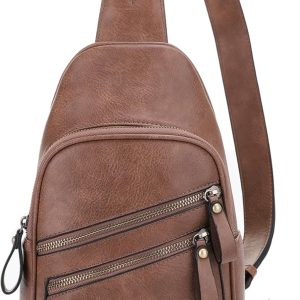 Unisex Multi-Pocket Concealed Carry Sling Bag Crossbody Backpack Purse
