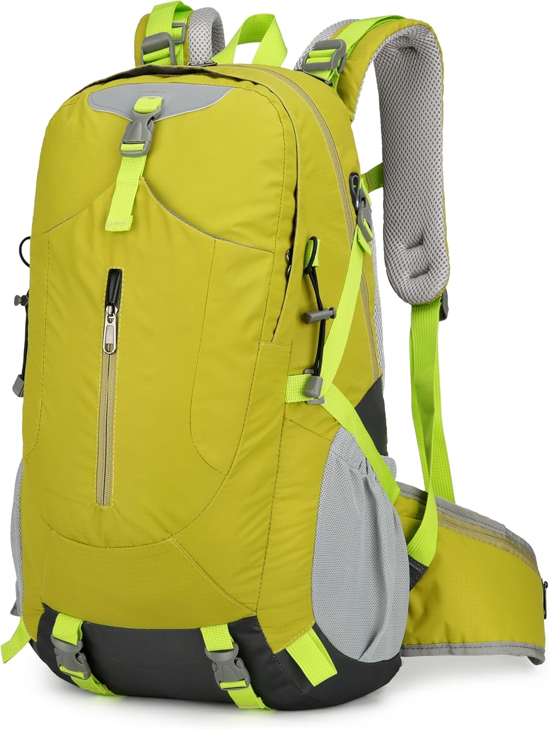 Hiking Backpack for Men and Women, Travel, Sport Outdoor, Lightweight Back Pack, Camping, Bag, waterproof, 40L.(Green)