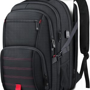 50L Travel Backpack, Extra Large Backpack, Laptop Backpack for Men, big Backpack, Water Resistant TSA Approved Business Work   Computer Bag with USB Port, Fits 17 Inch Laptops